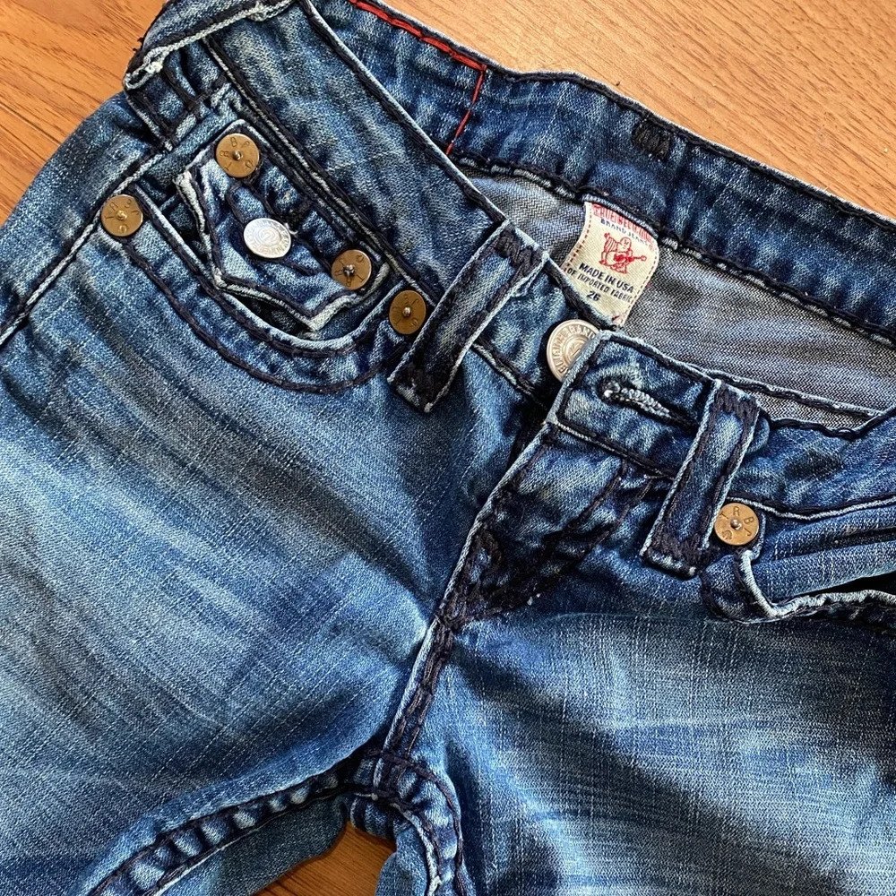 Women’s True religion low rise flare leg jeans - Picture 2 of 11